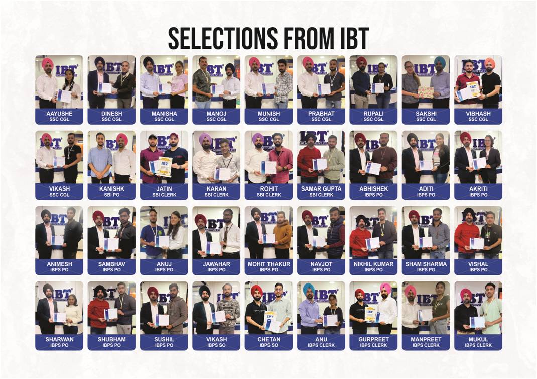 SSC Selections of Chandigarh